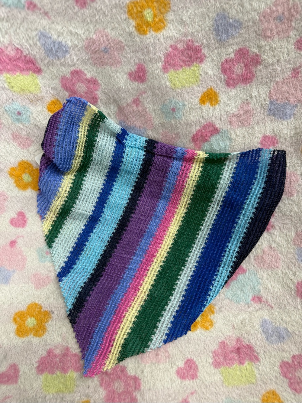 Free People Multicolor Striped Knit Bandana